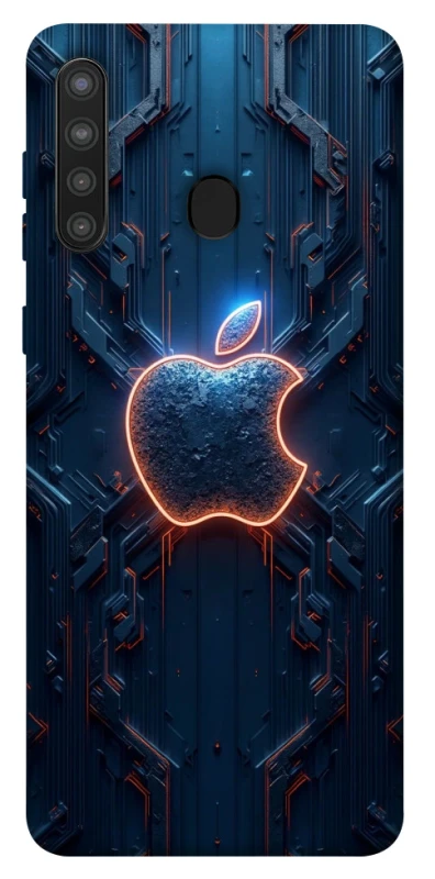 Чохол на Samsung Galaxy A21 Apple logo ver.1 фото 1 з 1