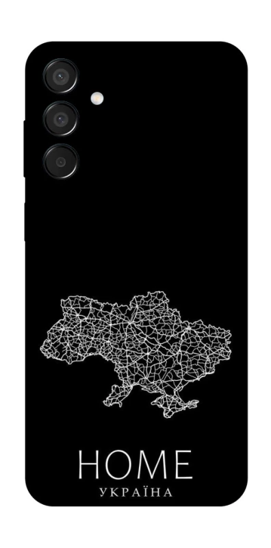 Чохол на Samsung Galaxy M15 5G Ukraine black map фото 1 з 1
