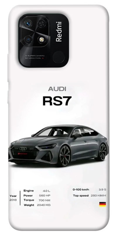 Чехол на Xiaomi Redmi 10C Audi RS7 фото 1 из 1
