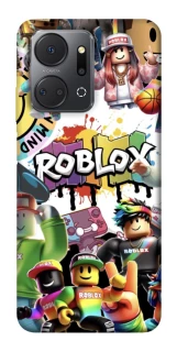 Чохол на Huawei Honor X7a Roblox Characters Collage фото 1 з 1
