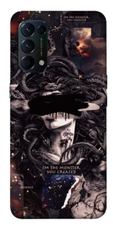 Чехол на Oppo Reno 5 4G Monster you created фото 1 из 1