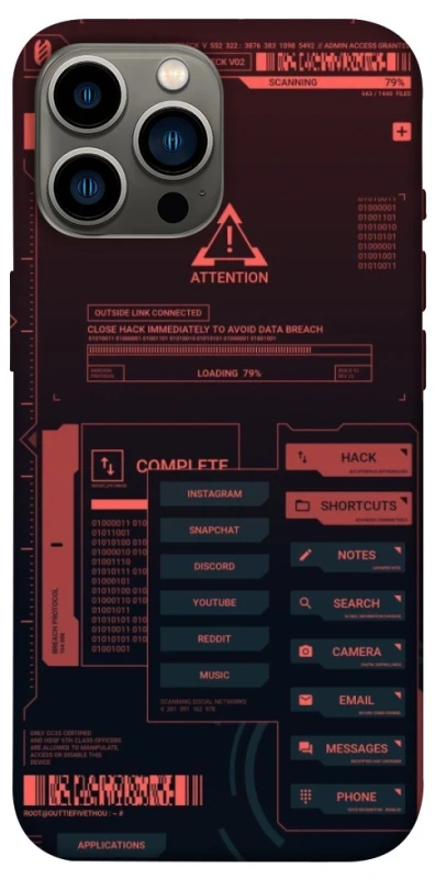 Чохол на Apple iPhone 13 Pro Max (6.7") Attention фото 1 з 1