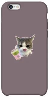 Чехол на Apple iPhone 6/6s (4.7") cat matcha фото 1 из 1