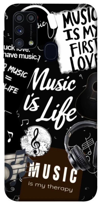 Чехол на Samsung Galaxy M31 Music is Life фото 1 из 1