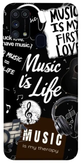 Чехол на Samsung Galaxy M31 Music is Life фото 1 из 1