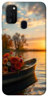 Чехол на Samsung Galaxy M21 Flowers v18 фото 1 из 1