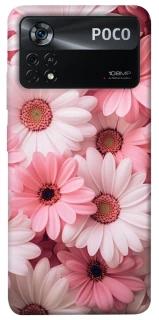 Чехол на Xiaomi Poco X4 Pro 5G Розовые цветы v2 фото 1 из 1
