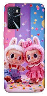 Чехол на Oppo A16s / A16 Labubu twins ver.3 фото 1 из 1