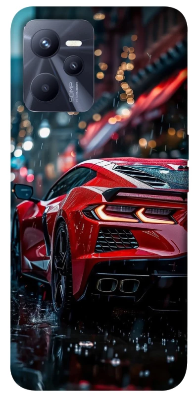 Чехол на Realme C35 Red sports car фото 1 из 1