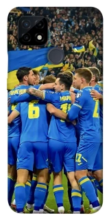Чехол на Realme C21 Сборная Украины v3 фото 1 из 1