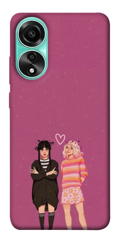 Чохол на Oppo A78 4G Raven & Rainbow Wednesday фото 1 з 1