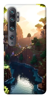 Чехол на Xiaomi Mi Note 10 / Note 10 Pro / Mi CC9 Pro Minecraft sunset фото 1 из 1