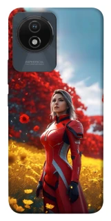 Чохол на Vivo Y02 Cyber space girl ver.5 фото 1 з 1