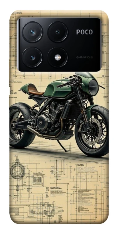 Чехол на Xiaomi Poco X6 Bike model фото 1 из 1