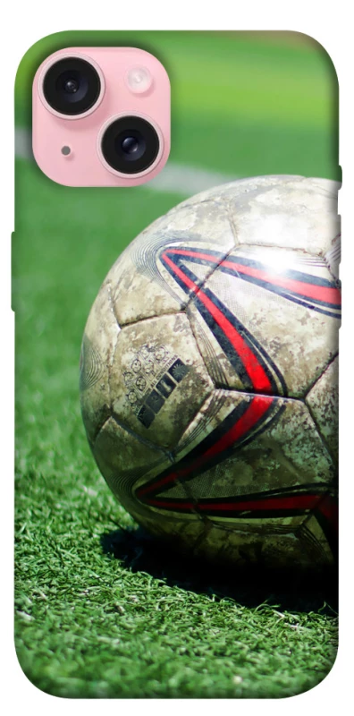 Чохол на Apple iPhone 15 (6.1") М'яч на газоні фото 1 з 1