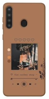 Чехол на Samsung Galaxy A21 Coffee player фото 1 из 1