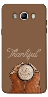 Чохол на Samsung J510F Galaxy J5 (2016) Thankful coffee фото 1 з 1