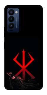 Чехол на TECNO Camon 18 Pro Berserk Red Logo фото 1 из 1