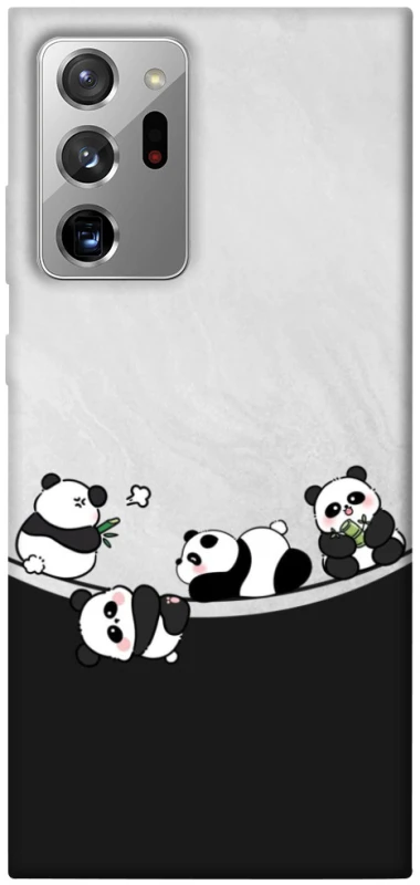 Чохол на Samsung Galaxy Note 20 Ultra Four pandas фото 1 з 1