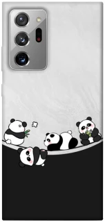 Чехол на Samsung Galaxy Note 20 Ultra Four pandas фото 1 из 1