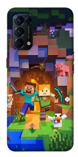 Чехол на Oppo Reno 5 4G Minecraft game фото 1 из 1