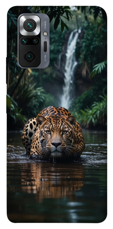 Чохол на Xiaomi Redmi Note 10 Pro Leopard in water фото 1 з 1