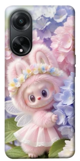 Чехол на Oppo A58 4G Labubu & Flowers ver.1 фото 1 из 1