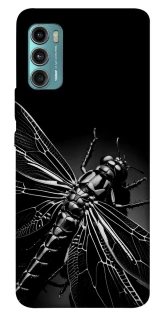 Чехол на Motorola Moto G60 Black dragonfly фото 1 из 1