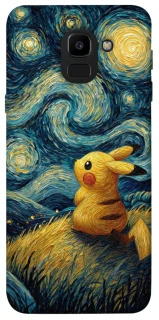 Чохол на Samsung J600F Galaxy J6 (2018) Pikachu and Van Gogh фото 1 з 1