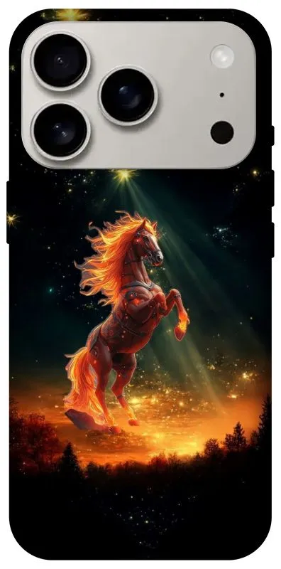 Чехол на Apple iPhone 18 Pro Red Fire Horse ver.2 фото 1 из 2