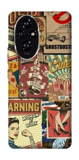 Чохол на Honor 200 Retro collage ver.2 фото 1 з 1