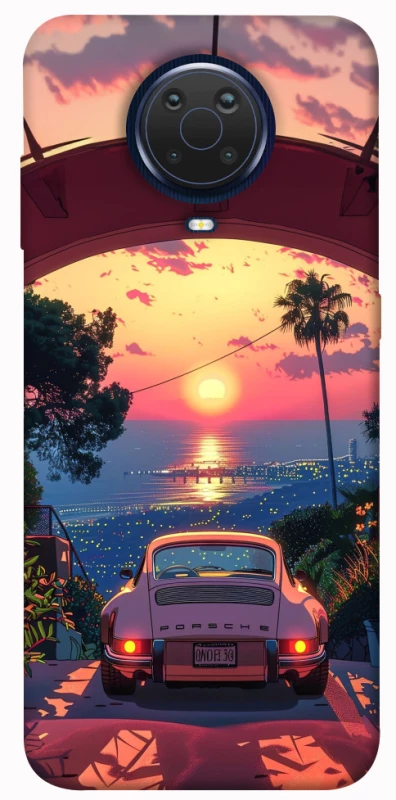 Чохол на Nokia G20 / G10 / 6.3 Porsche at sunset фото 1 з 1