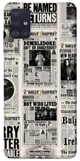 Чехол на Samsung Galaxy A51 Harry Potter newspaper фото 1 из 1