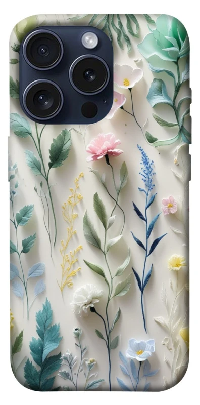Чохол на Apple iPhone 15 Pro (6.1") Floral design ver.3 фото 1 з 1