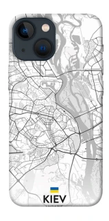 Чехол на Apple iPhone 13 mini (5.4") Kiev white map фото 1 из 1
