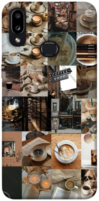 Чохол на Samsung Galaxy A10s Coffee collage ver.3 фото 1 з 1
