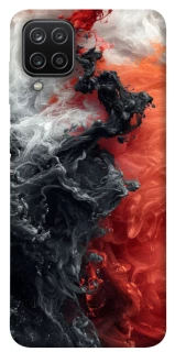 Чохол на Samsung Galaxy A12 Black and Red фото 1 з 1