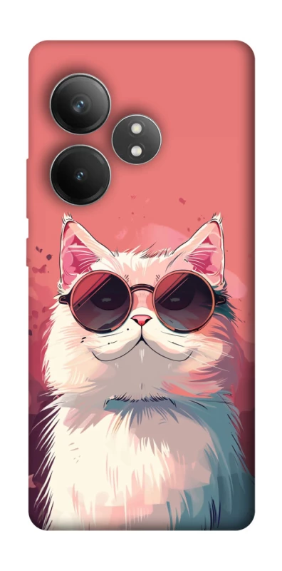 Чохол на Realme GT Neo 6 SE Сat with glasses фото 1 з 1