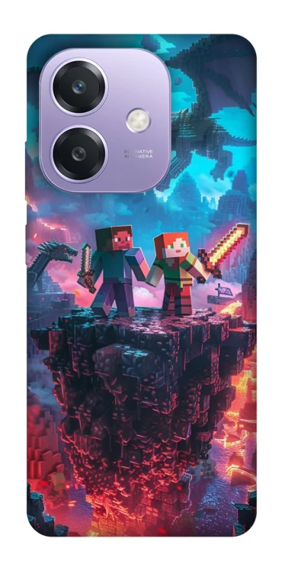 Чохол на Oppo A3X Minecraft v3 фото 1 з 1