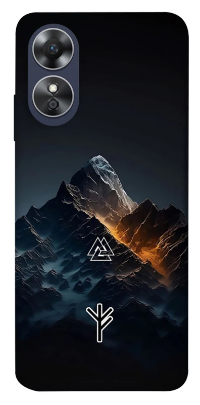 Чехол на Oppo A17 Руны в горах фото 1 из 1