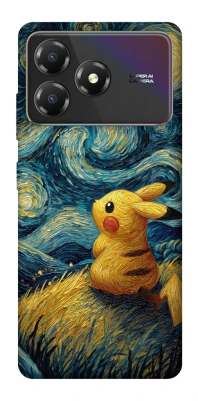 Чехол на ZTE Blade A36 Pikachu and Van Gogh фото 1 из 1