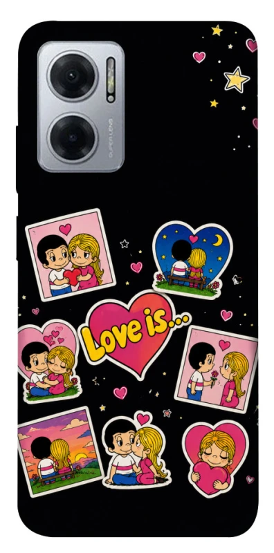 Чехол на Xiaomi Redmi Note 11E Love is фото 1 из 1