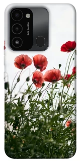Чехол на TECNO Spark 8C Поле маков фото 1 из 1