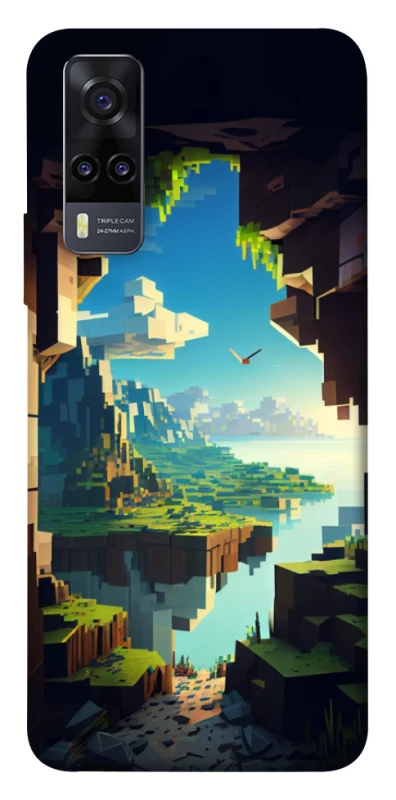 Чохол на Vivo Y31 Minecraft sunrise фото 1 з 1