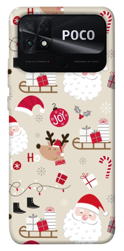 Чохол на Xiaomi Poco C40 Новорічний v1 фото 1 з 1