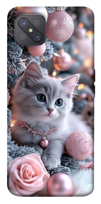 Чохол на Oppo A92s Christmas Kitty фото 1 з 1