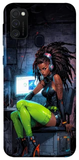 Чохол на Samsung Galaxy M21 Cyber girl фото 1 з 1