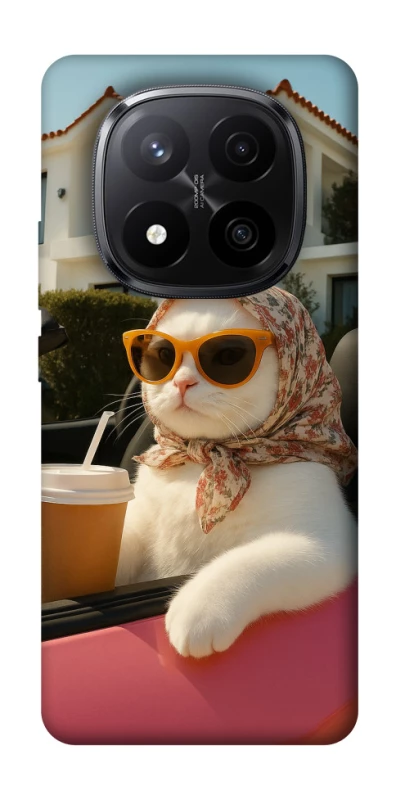 Чехол на Xiaomi Redmi Note 14 Pro+ 5G Stylish Cat Cruise фото 1 из 1
