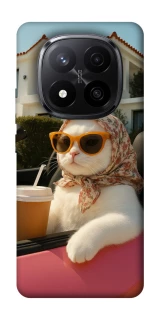 Чехол на Xiaomi Redmi Note 14 Pro+ 5G Stylish Cat Cruise фото 1 Чехол на Xiaomi Redmi Note 14 Pro+ 5G Stylish Cat Cruise фото 1 из 1