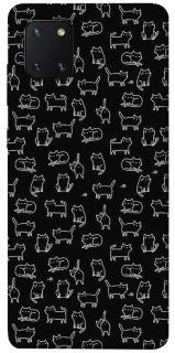 Чохол на Samsung Galaxy Note 10 Lite (A81) Black Cats фото 1 Чохол на Samsung Galaxy Note 10 Lite (A81) Black Cats фото 1 з 1